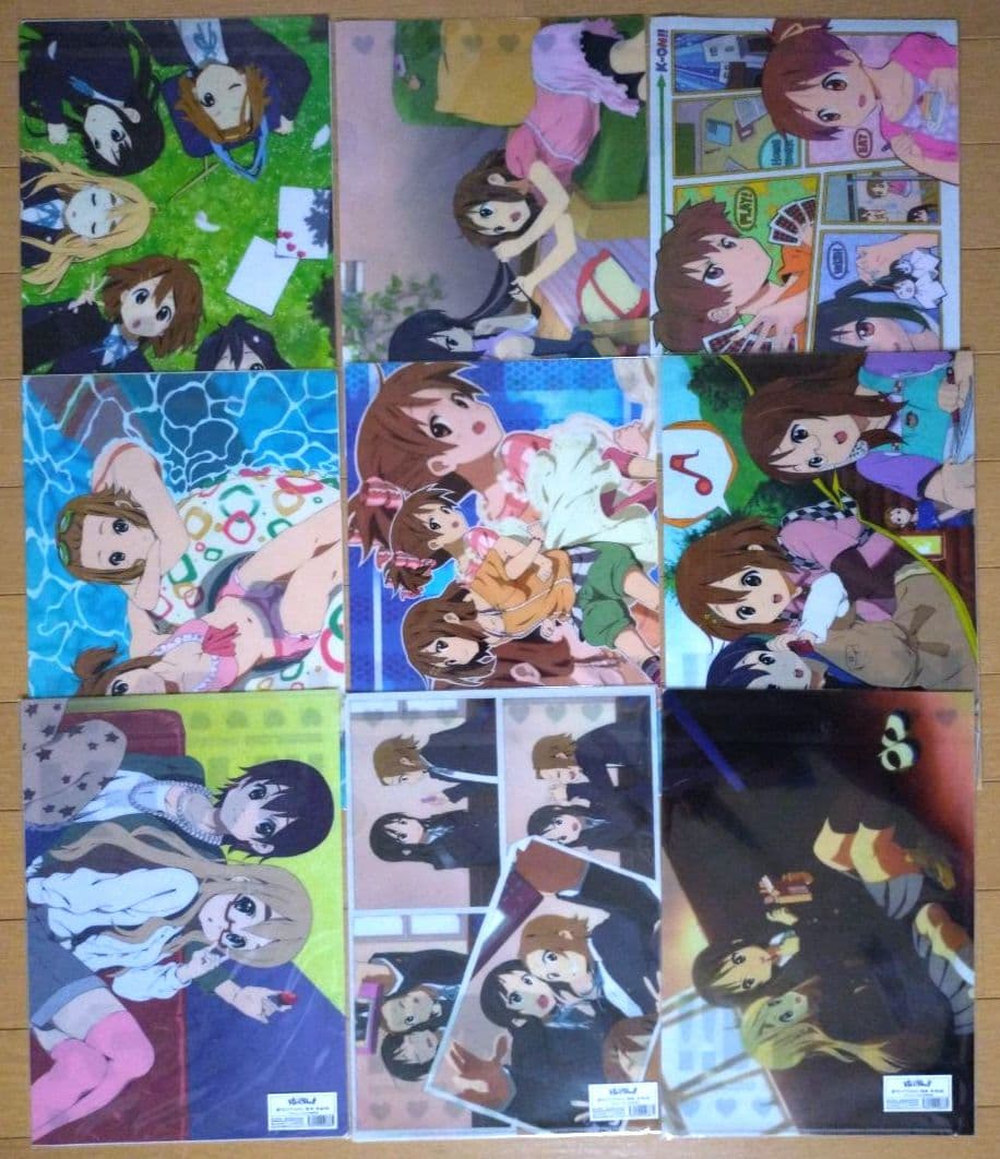 【レア】京都アニメーション「けいおん!! 」描き下ろしクリアファイルセット