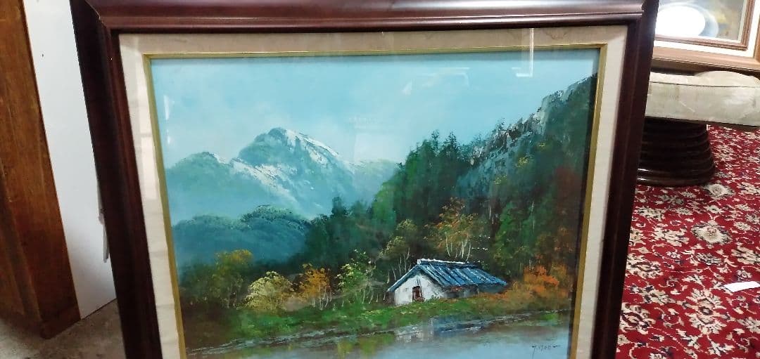 F10号油絵です写真5枚見てください絵のみの値段です