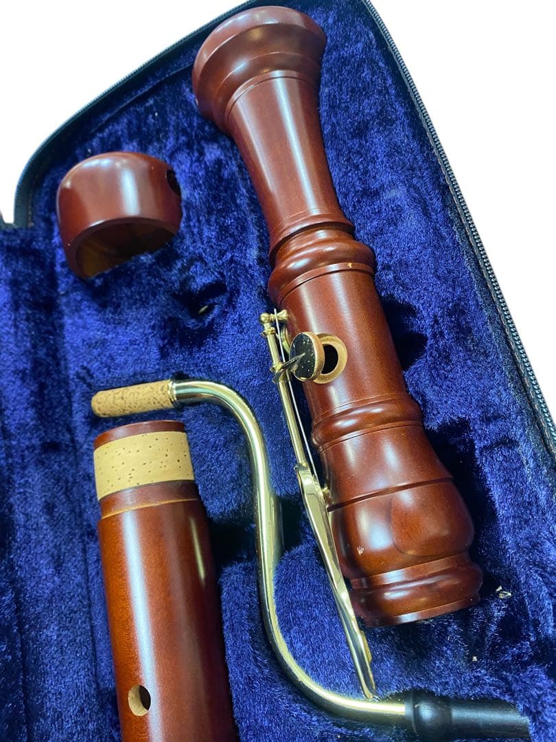 YAMAHA 木製バスリコーダー 専用ソフトケース付き