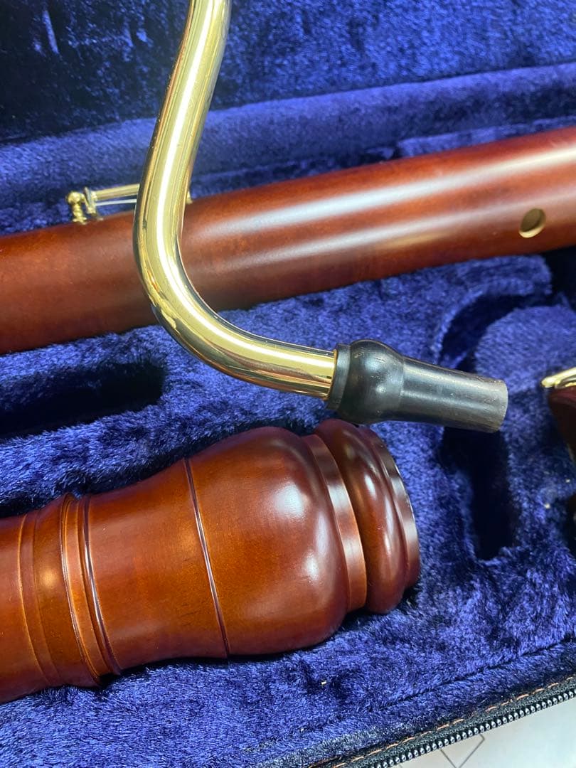 YAMAHA 木製バスリコーダー 専用ソフトケース付き