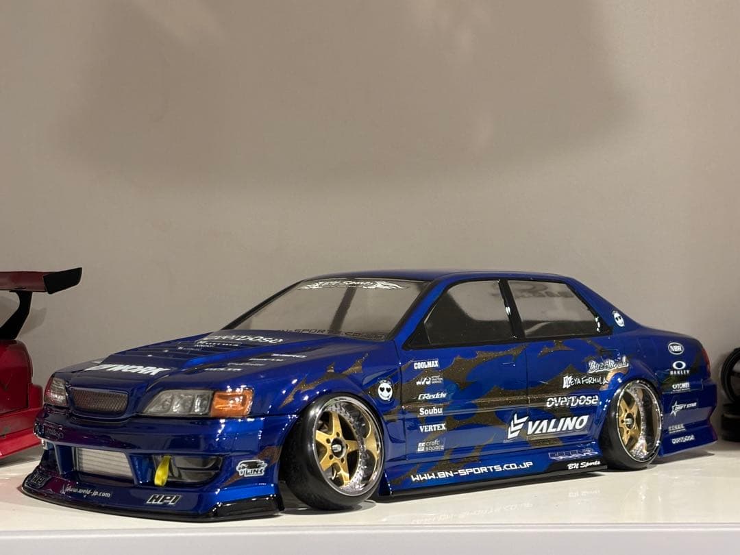 ラジコンボディ パンドラRC BNスポーツ トヨタ クレスタ 塗装済未走行