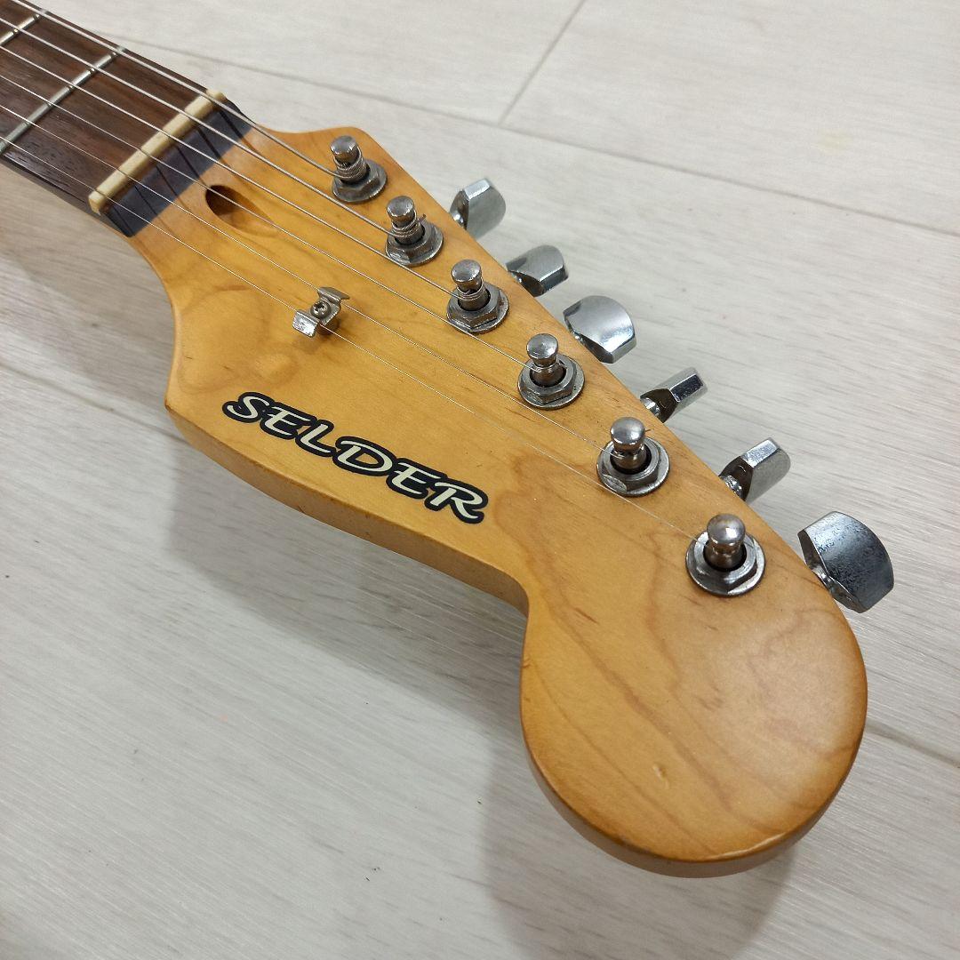メンテナンス済み☆SELDER ストラトキャスター ブラック 黒 セルダー