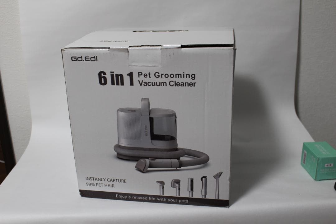 ６in1犬用グルーミングバキュームクリーナー 　バリカン＆毛掃除用品