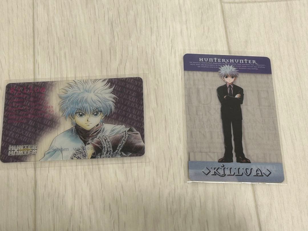 【稀少】【値下げ】旧HUNTER×HUNTER キルア ラミネートカードセット