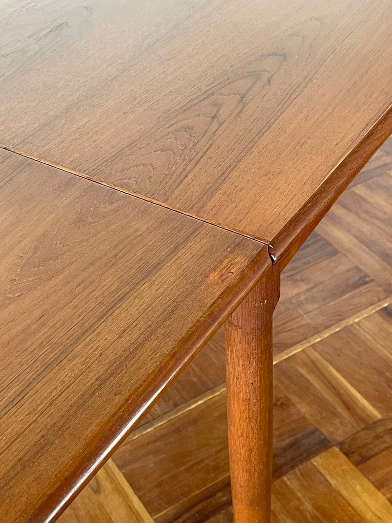 北欧 ヴィンテージ チーク エクステンション ダイニング テーブル