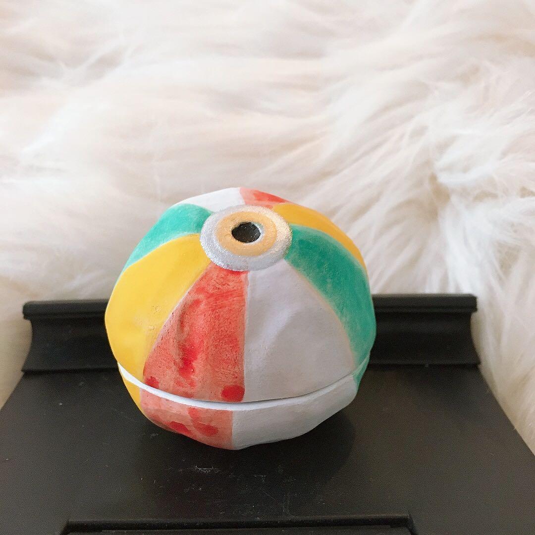 茶道具　香合 紙風船　北村雅耕造