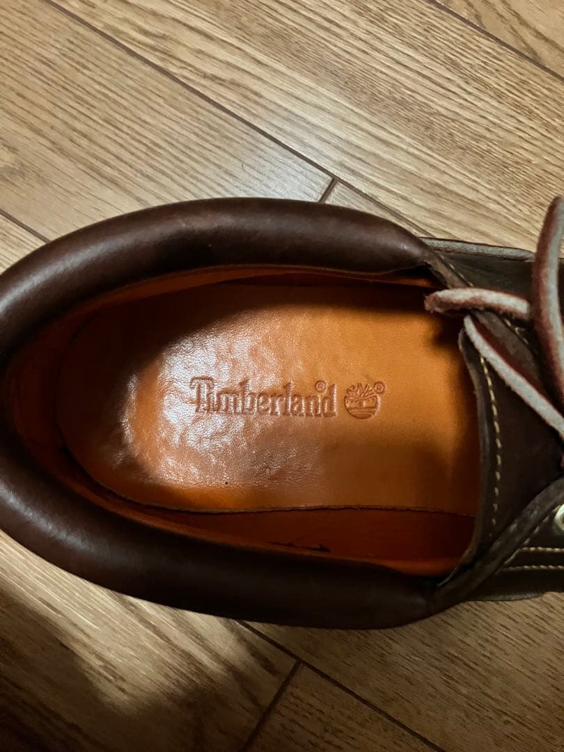 Timberland 3eye モカシン　ブラウン 25cm UK7.5