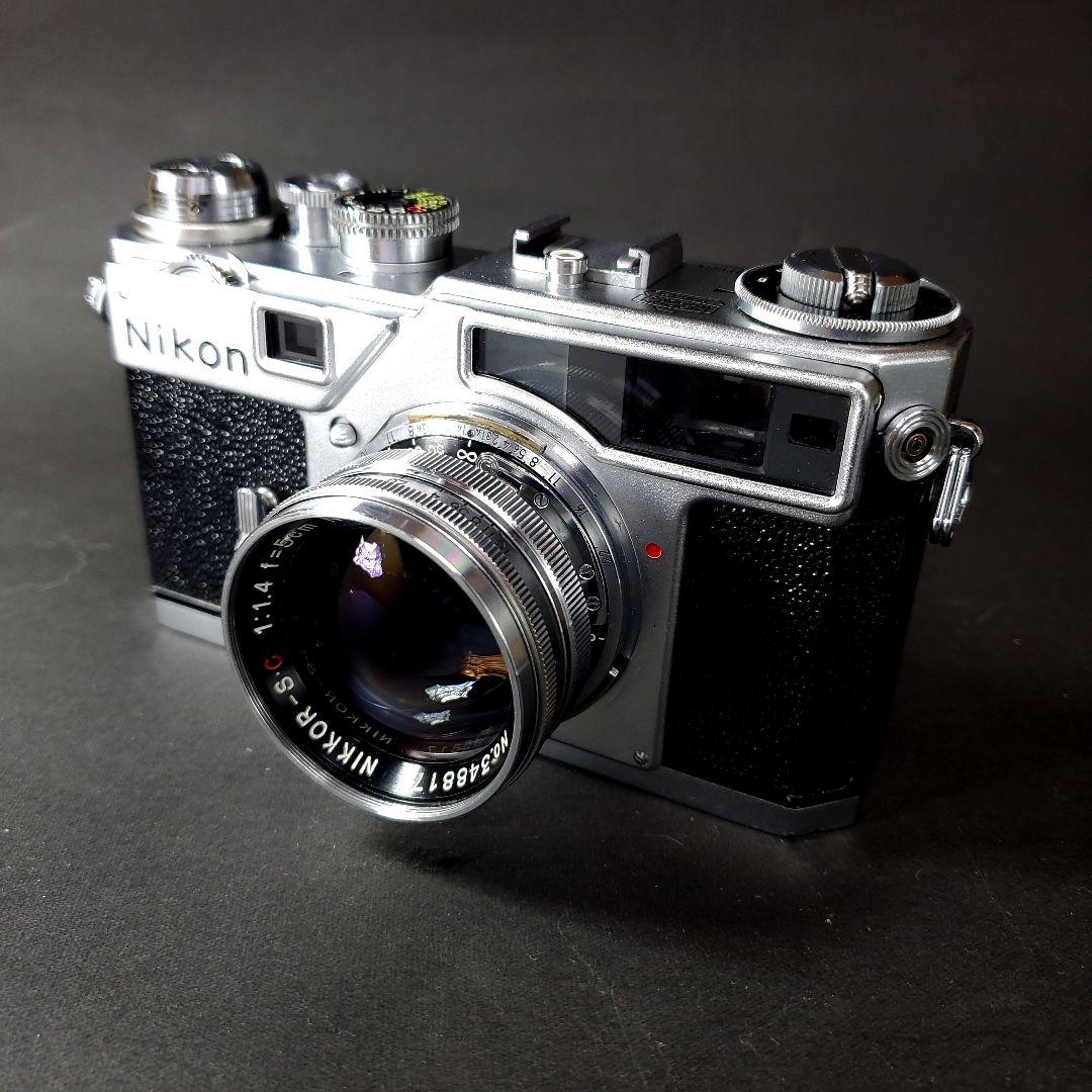 ニコンSP白ボディー50mm1.4　レンズフィルター/新品フード付