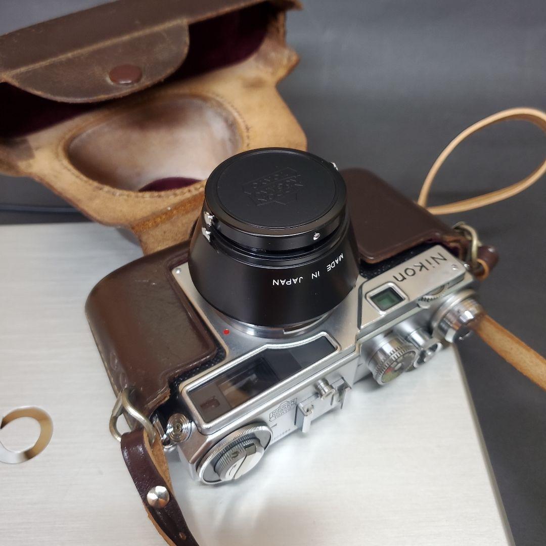 ニコンSP白ボディー50mm1.4　レンズフィルター/新品フード付