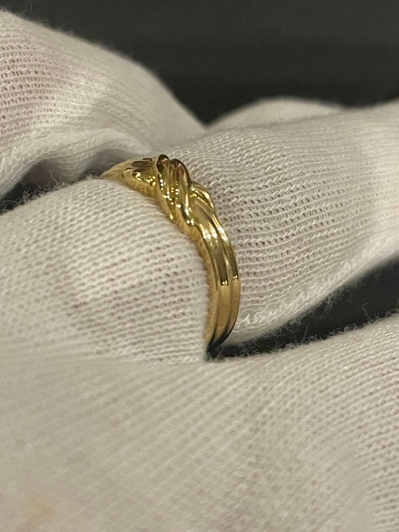 K18リング 18金指輪　k18 地金リング　18金ジュエリー　ゴールド