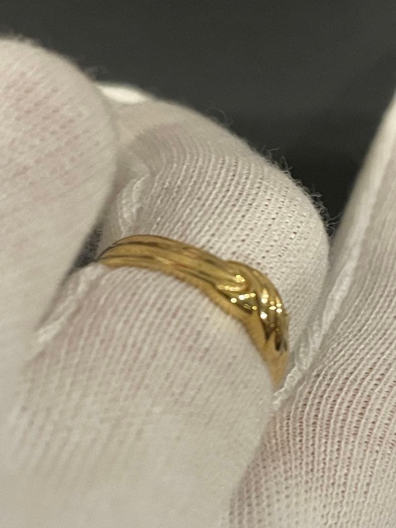 K18リング 18金指輪　k18 地金リング　18金ジュエリー　ゴールド