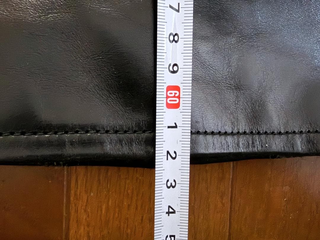 【美品／J.Lサイン入】エアロレザー ハーフベルト 38 自立 ホースハイド