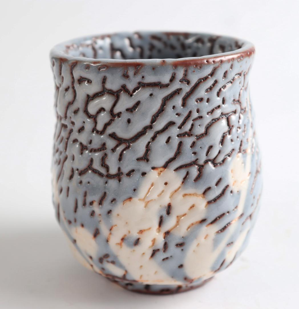 鼠志野 林正太郎 湯呑 共箱 湯飲み