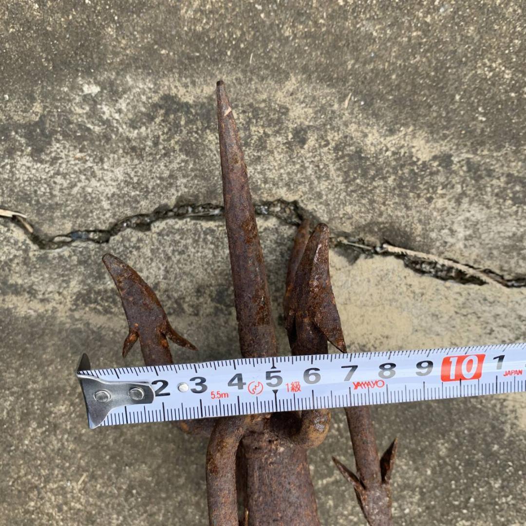 袖がらみ　石突　もじり　捕物　武具　時代物　コスプレ　古道具　防犯　XZ4120