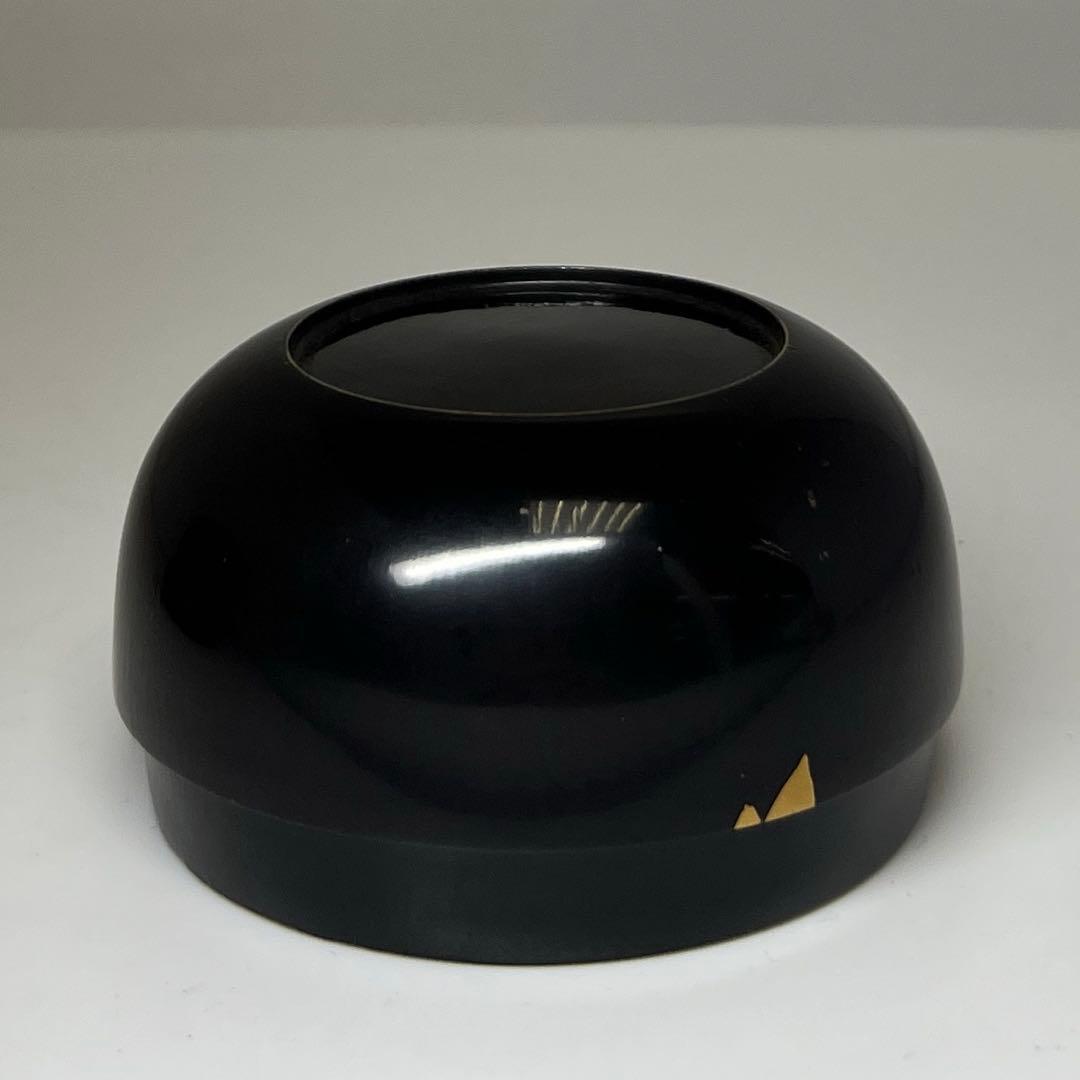 時代 菊紋様 平棗 共箱 高さ5cm 東キ7-1122☆2F