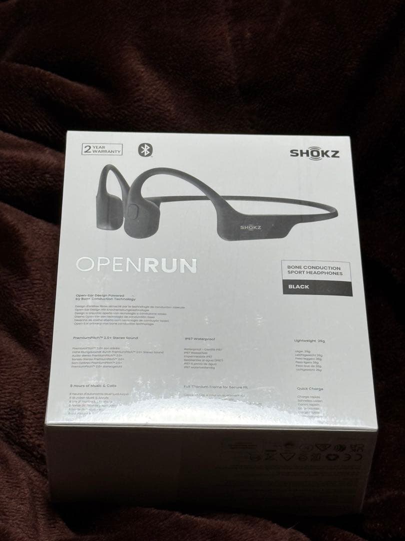 最終【新品未開封】SHOKZ OPENRUN 骨伝導スポーツヘッドフォン