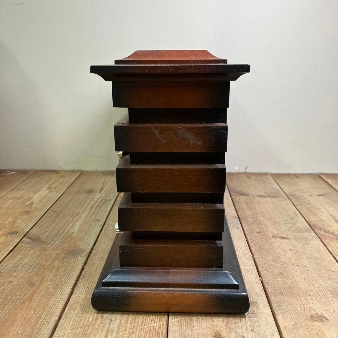 E-3 昭和レトロ シチズン 木枠 木製 置時計 目覚まし時計 置型 時計