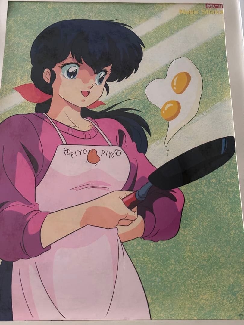 めぞん一刻B2ポスター中古品 音楽CD(MUSIC SHAKE)特典