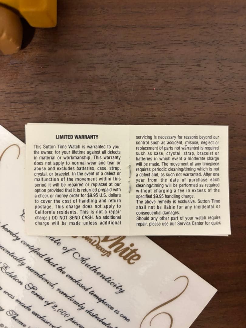 希少　ディズニー　7人の小人　腕時計　マイントレイン　トロッコ　メロディー　時計