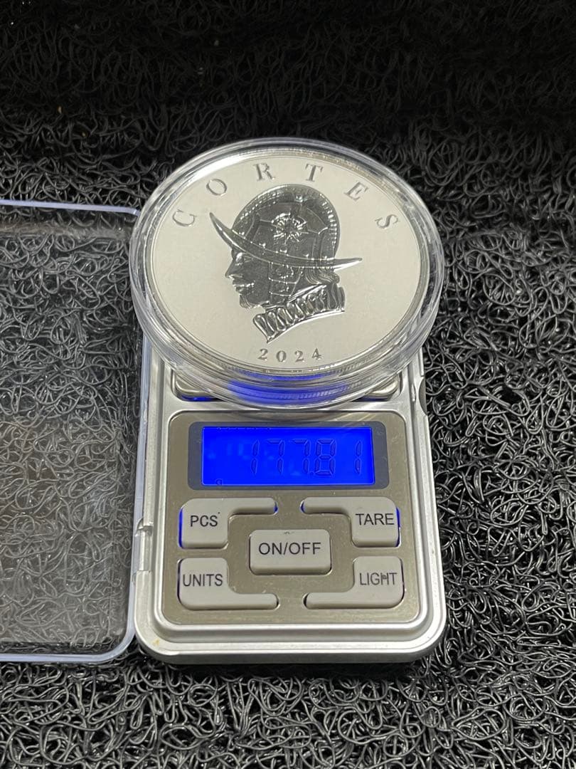 2024年 リベリア「指揮官シリーズ・エルナン コルテス」純銀 5オンス 銀貨