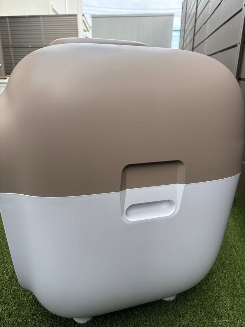 Pety 自動猫用トイレ ベージュ/ホワイト