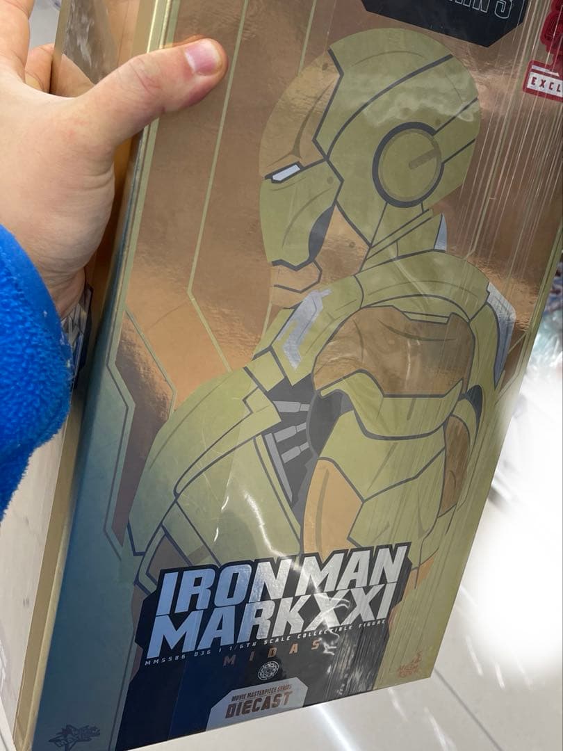 ホットトイズ DIECAST アイアンマン・マーク21 ミダス アイアンマン3