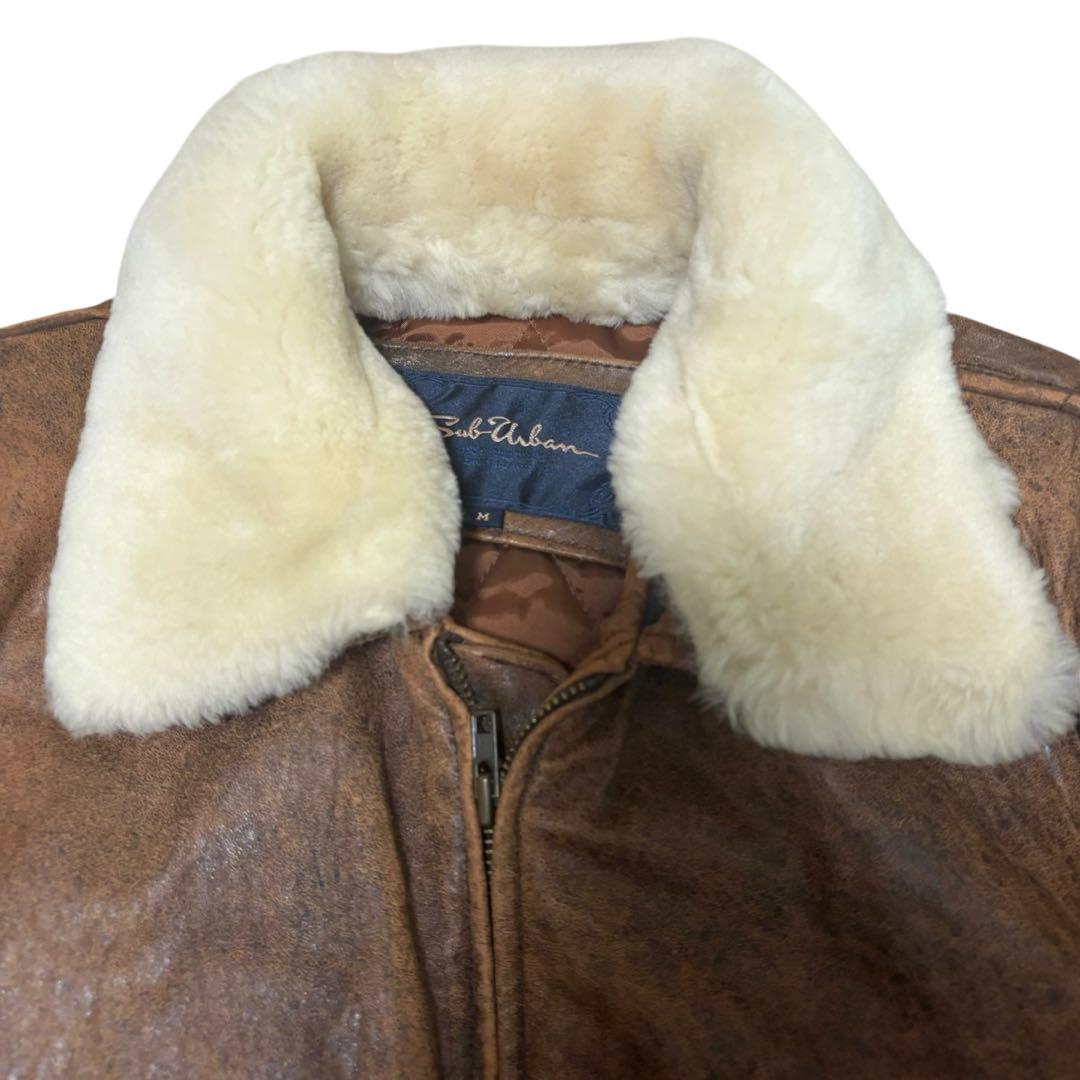 【かみさん】SubUrban A-2フライトジャケット　ブラウン　M