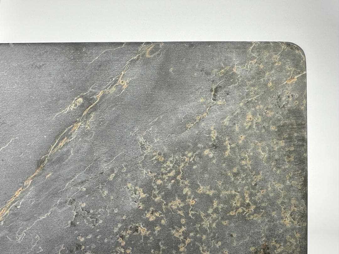 中国美術　書道具　文房具　古硯　歙州硯　金星　板硯　共箱　時代物　書道先生旧蔵