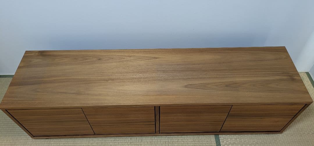 無印良品　木目調 シンプル テレビ台 収納付き