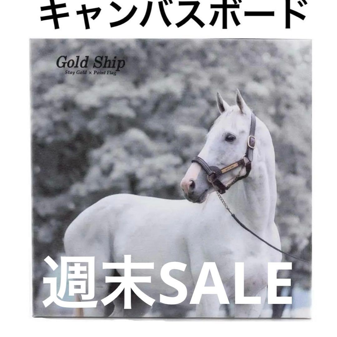 週末SALE♡限定完売品♡ゴールドシップ　名馬キャンバスボード　冬ver. 競馬