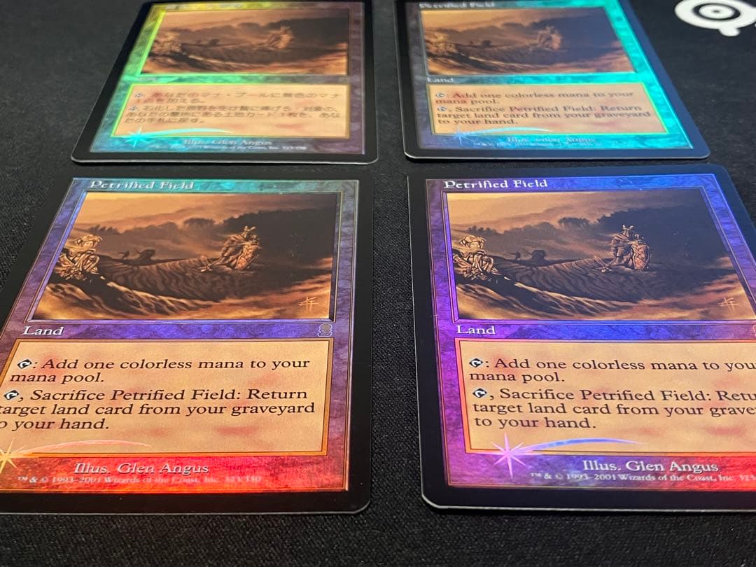 MTG【石化した原野/Petrified Field】foil ODY