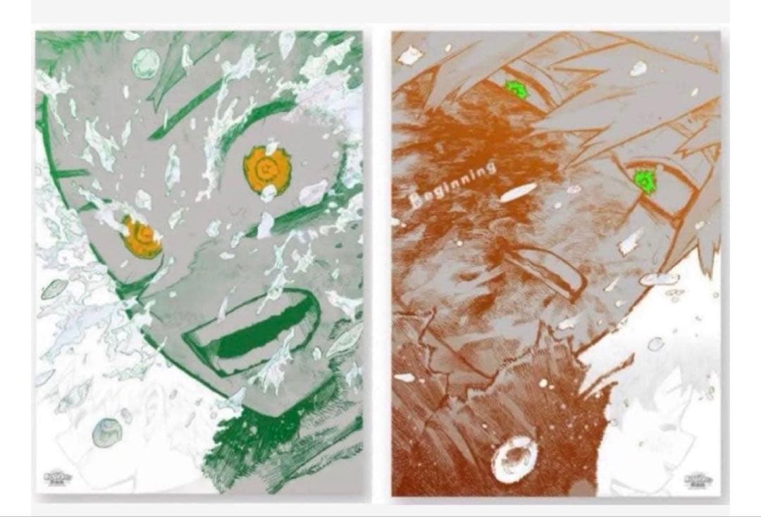 電*ん様 僕のヒーローアカデミア　原画展　A2アートポスター　The begin