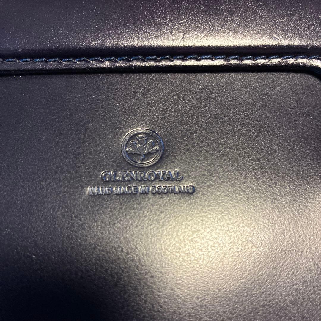 G*H様 グレンロイヤル　ブリーフケース　濃紺　パスケース付き