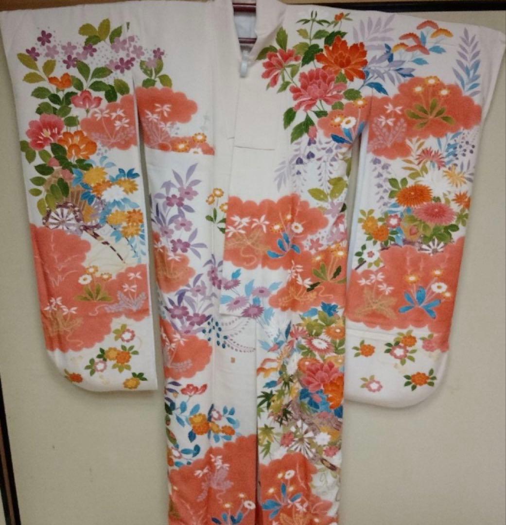 一級技能士手縫いの加賀友禅の振袖