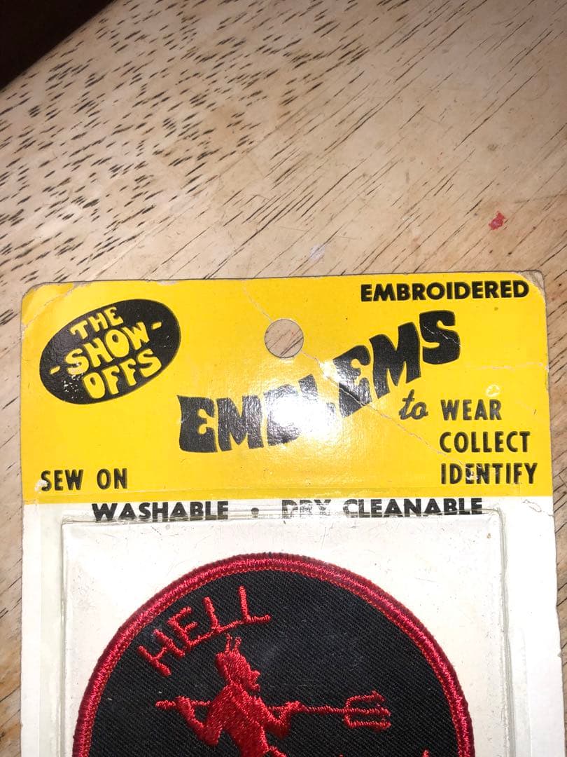 ビンテージ 60s デビル　悪魔　Devil ワッペン ノースノーネーム　レトロ
