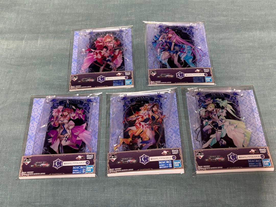 マクロスデルタ 一番くじ C賞 アクリルスタンド　ワルキューレ5種セット