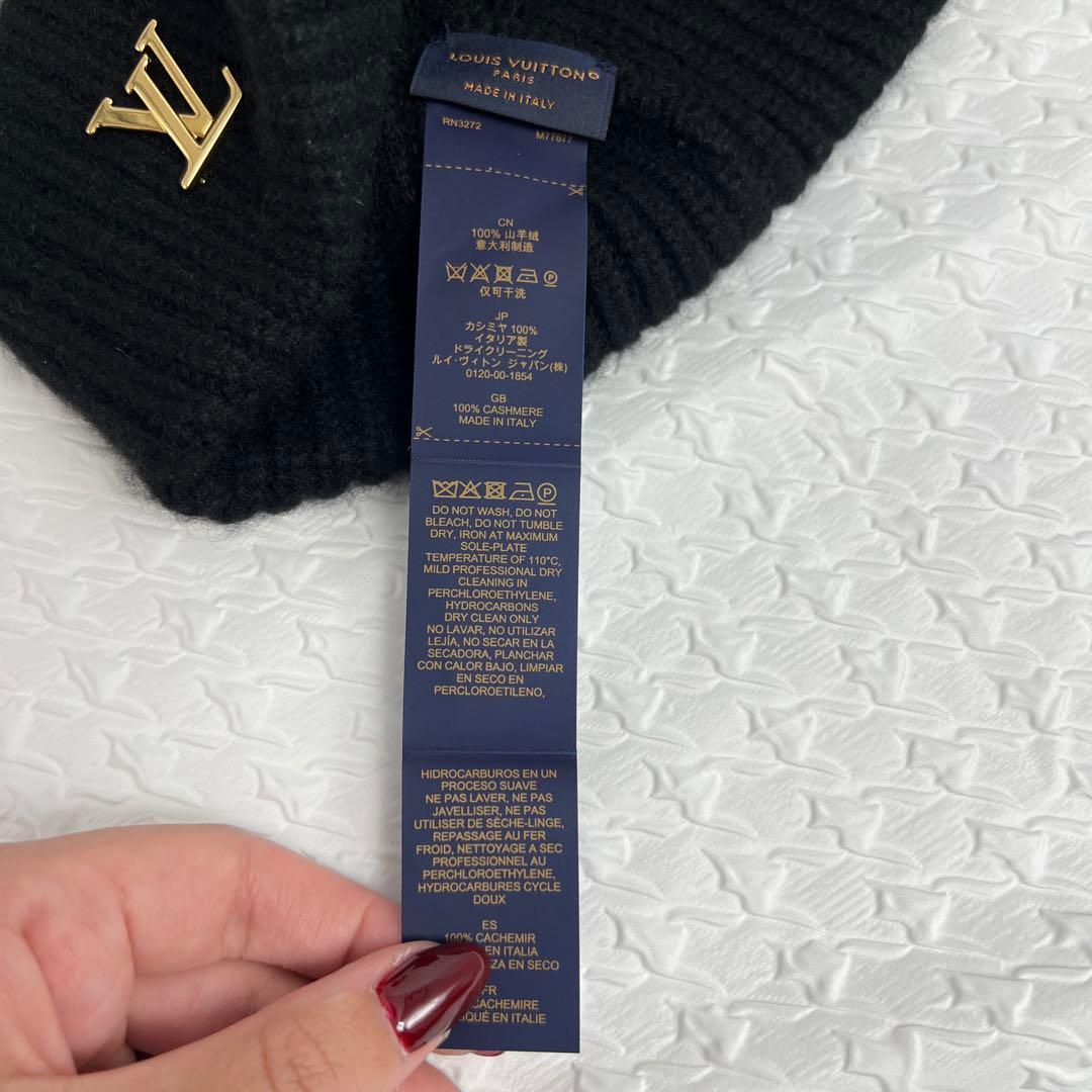 ✨極美品✨LV　ルイヴィトン　ビーニー　LVスパーク　カシミア100％　ニット帽