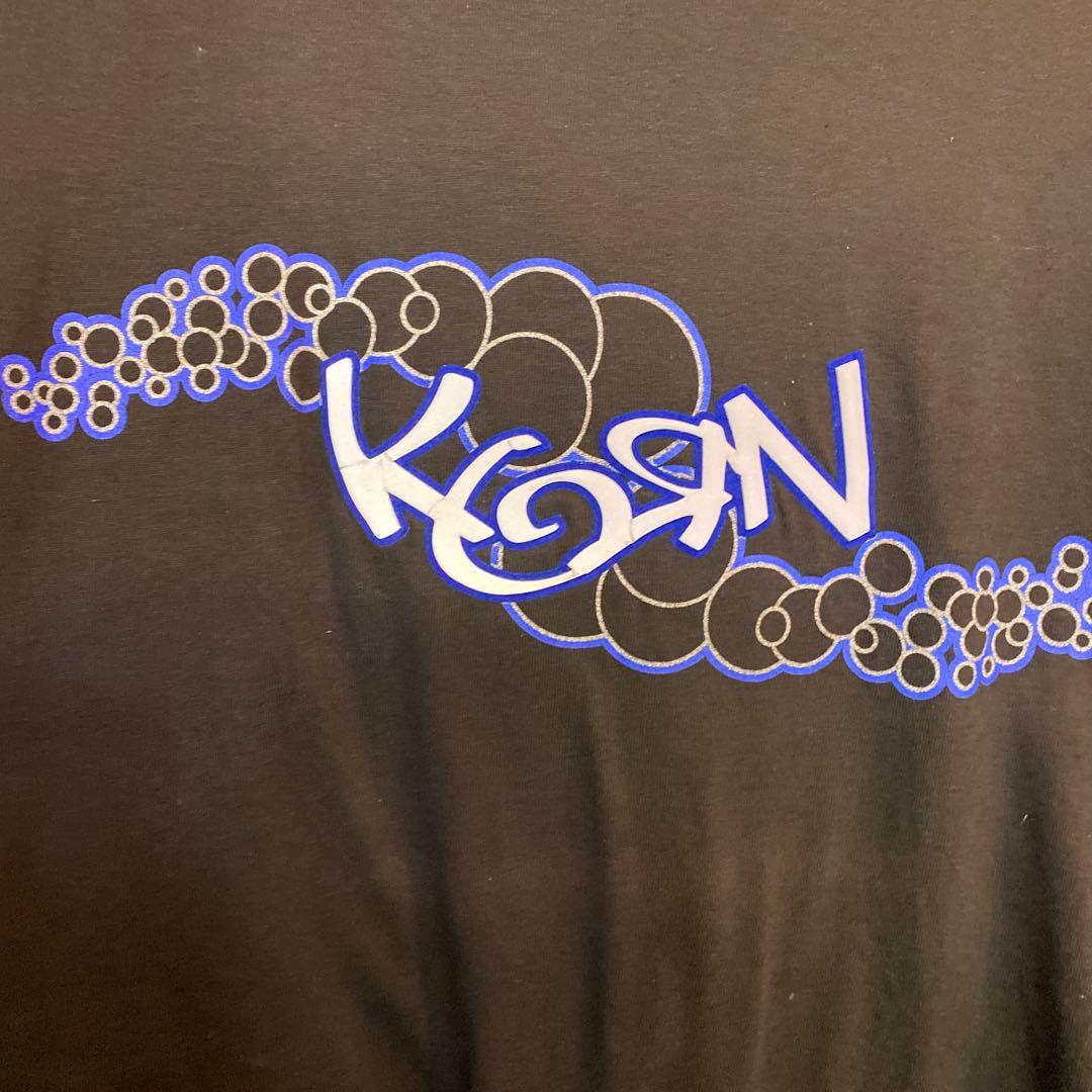 Korn ロゴ Tシャツ 黒デッドストックリミテッドエディション
