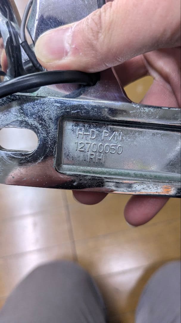 ハーレー純正　補助ライトキット　スイッチバック用　FLD　左右セット