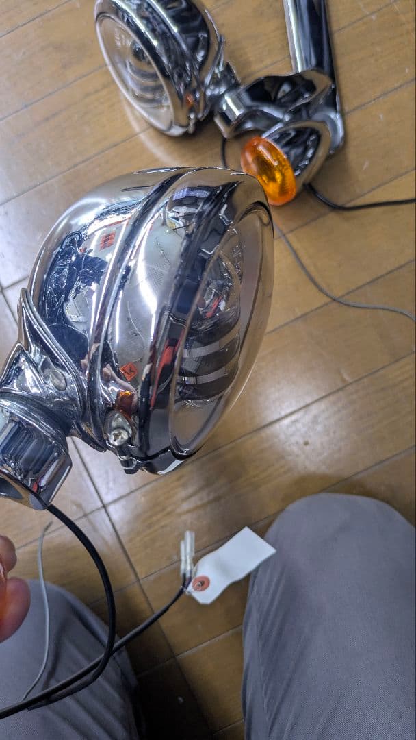 ハーレー純正　補助ライトキット　スイッチバック用　FLD　左右セット