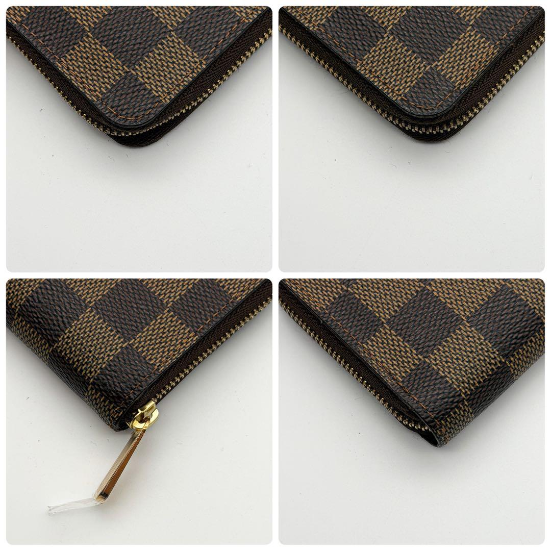 【未使用展示】ルイヴィトン ダミエ ジッピー パース 小銭入れ エベヌ