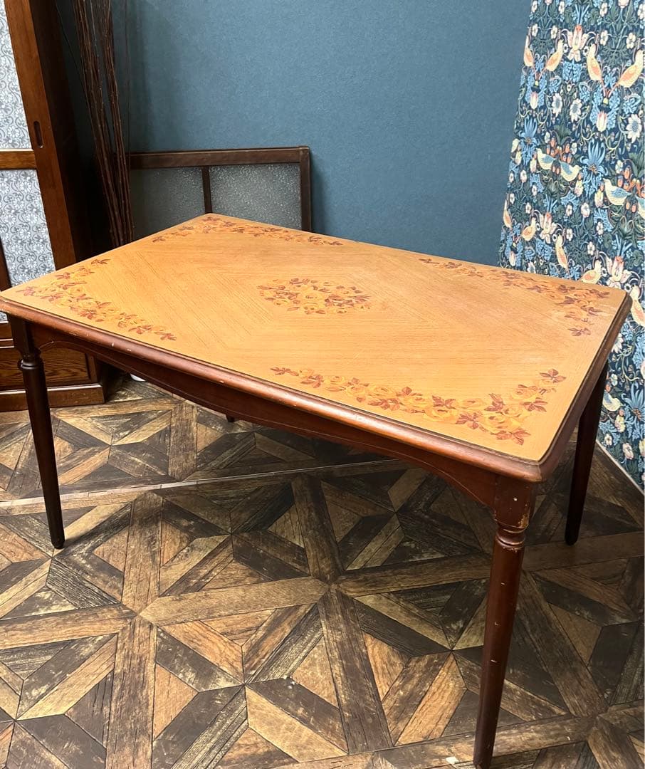 hoco＊ダイニングテーブル アンティーク 昭和レトロ 当時物 インテリア