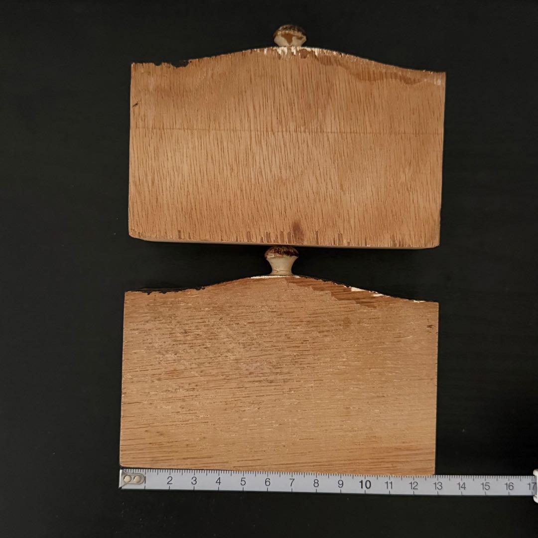 フランス　アンティーク　小物ケース　木製