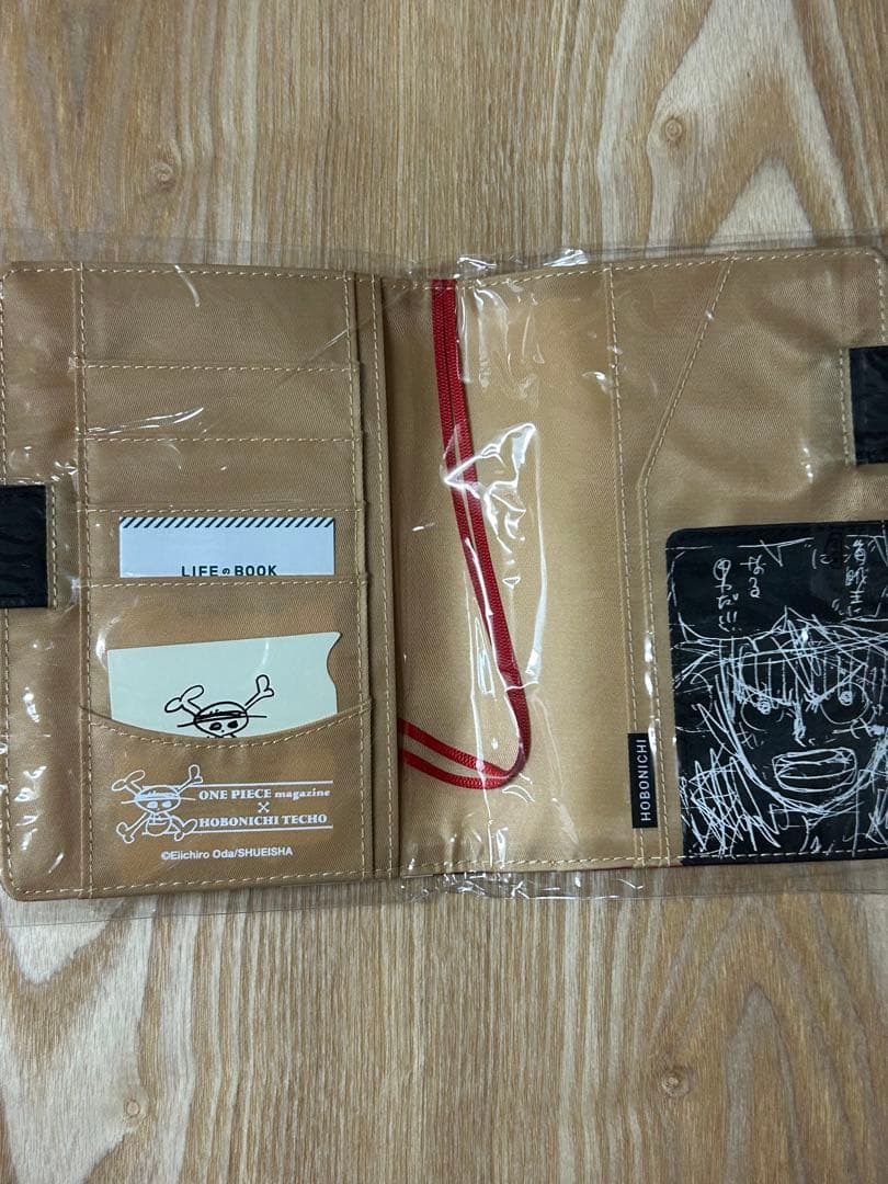 ほぼ日手帳　オリジナル・カバー　ONE PIECE 麦わらのルフィ RED