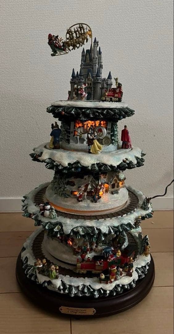 【動作確認済み】ワンダフル ワールドオブディズニー クリスマスツリーオルゴール
