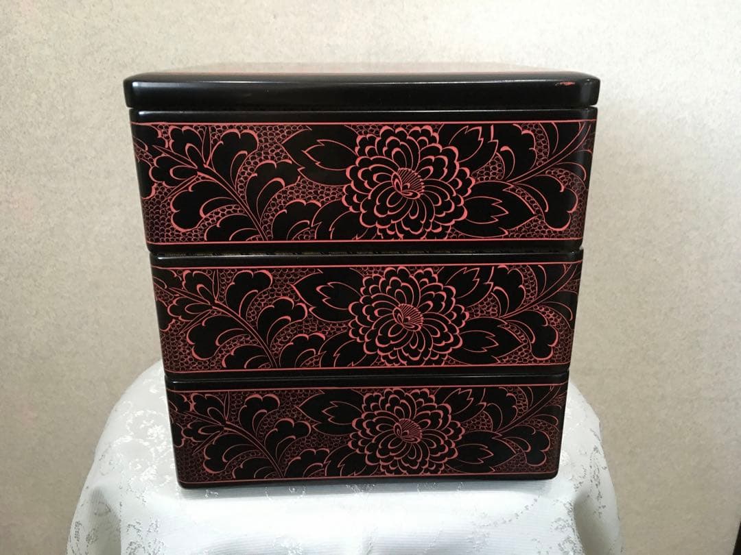 輪島塗　輪島塗の重箱