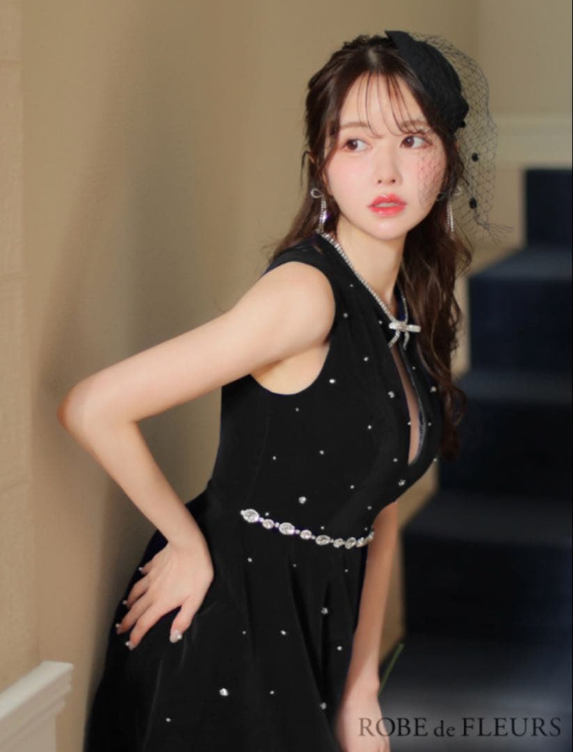 ROBE de FLEURS キャバドレス xs fm3613