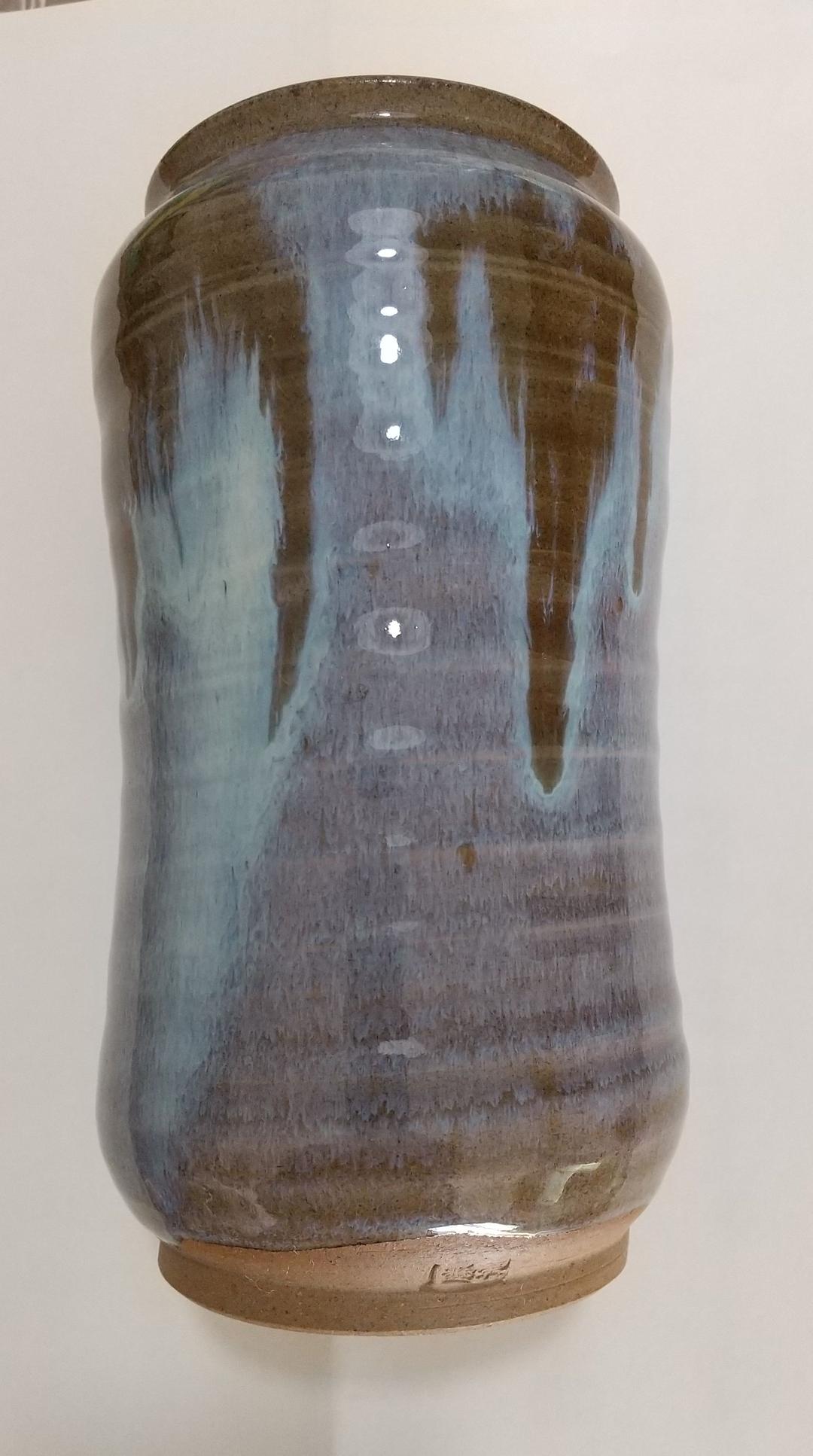 ★希少★ 一勝地焼 花瓶 (第１０代 成田勝人作)