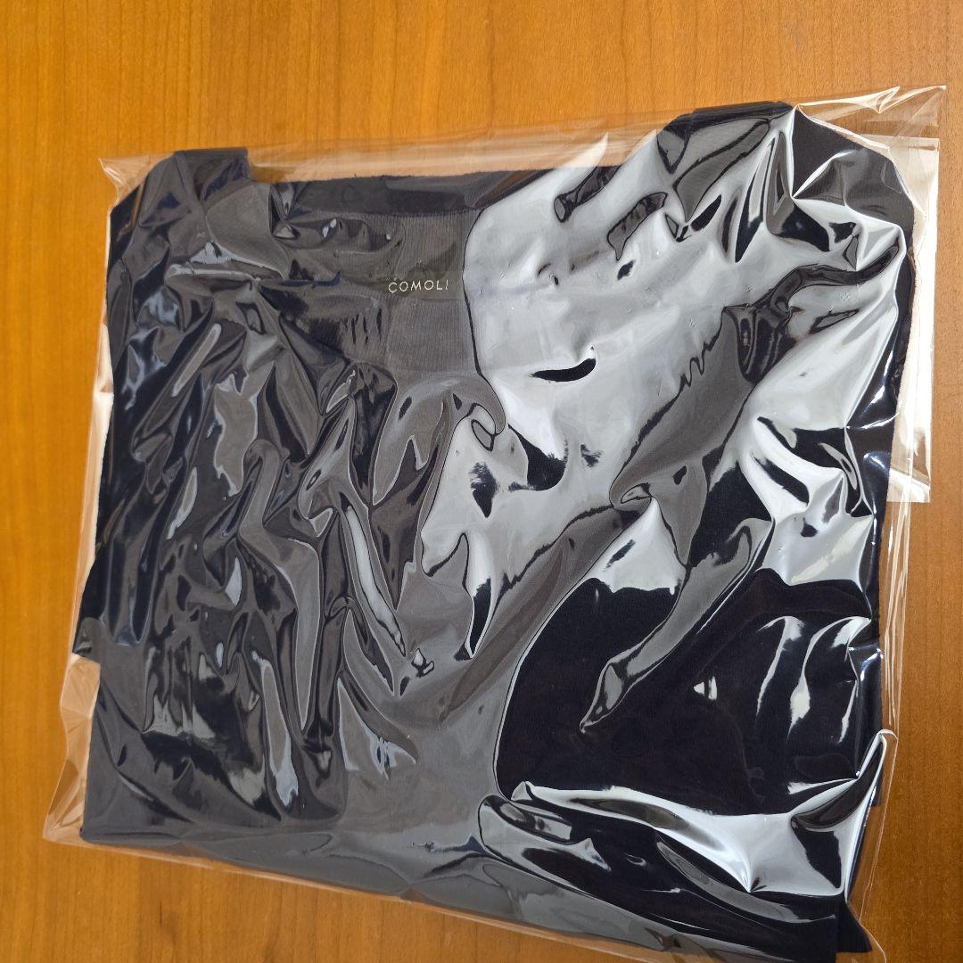 23SS COMOLI 空紡天竺長袖クルー コットンジャージ