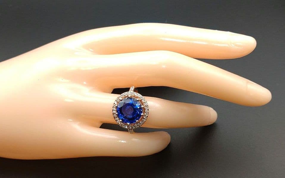 eriken20スリランカ産天然ロイヤルブルーサファイア SV925 指輪